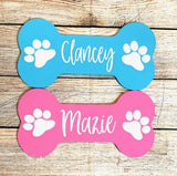 Personalized Dog Bone Sign, Sign, Dog Bone Sign, Personalized Sign, Krazy Mazie Kreations
