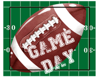 Game Day Sign, Football Sign, Fall Wreath Sign, Metal Square Wreath Sign, Wreath Center, Craft Embellishment