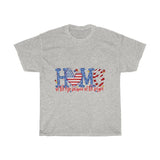 Patriotic Home of the Free because of the Brave Cotton Tee