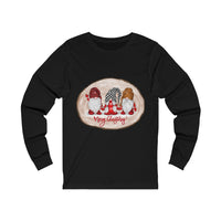 Merry Christmas Gnome Jersey Long Sleeve Tee
