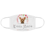 Krazy Mazie Kreations Fabric Face Mask