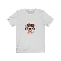 Pig with glasses & Leopard headband Short Sleeve Tee