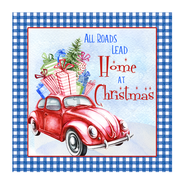 All Roads Lead Home At Christmas, Christmas Sign, Holiday Signs, Metal Wreath, Wreath Center, Craft Embellishments