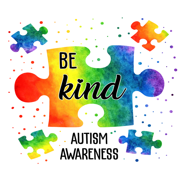 Autism Awareness Sign, Be Kind Sign, Puzzle Piece Sign, Awareness Sign, Everyday Sign, Metal Wreath Sign