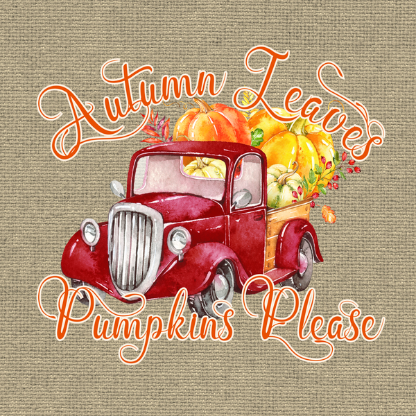 Autumn Sign, Truck Sign, Fall Wreath Sign, Metal Wreath Sign, Wreath Center, Craft Embellishment