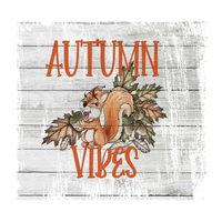 Autumn Vibes Sign, Squirrel Sign, Fall Wreath Sign, Metal Wreath Signs, Wreath Centers, Home Decor