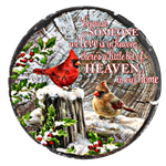 Someone We Love Is In Heaven There's A Little Bit Of Heaven In Our Home, Cardinal Sign, Holiday Signs, Wreath Center, Craft Embellishments
