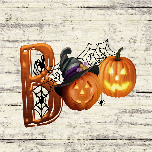 Boo Sign, Halloween Sign, Halloween Front Door Sign, Metal Wreath Sign, Home Decor