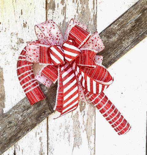 Candy Cane Door Hanger, Candy Cane Decor, Candy Cane, Krazy Mazie, Kreations