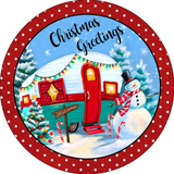 Christmas Greetings, Snowman Sign, Christmas Sign, Winter Signs, Metal Round Wreath, Wreath Center, Craft Embellishments
