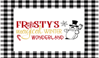 Winter Wonderland Snow Sign, Winter Wreath Sign, Metal Wreath Signs, Christmas Signs, Snowman Signs, Snowman Decor