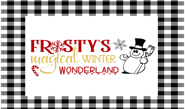 Winter Wonderland Snow Sign, Winter Wreath Sign, Metal Wreath Signs, Christmas Signs, Snowman Signs, Snowman Decor