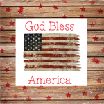 God Bless America Sign, Flag Signs, Stars Sign, Wood Sign, Patriotic Flag Sign, Home Decor, Metal Wreath Sign