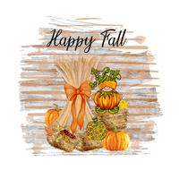 Happy Fall Sign, Fall Gnome Sign, Pumpkin Sign, Metal Wreath Sign, Craft Embellishments