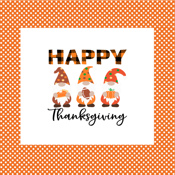 Happy Thanksgiving Sign, Gnome Sign, Football Sign, Metal Wreath Signs, Signs, Wreath Embellishment