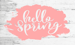 Hello Spring Sign, Spring Sign, Everyday Sign, Metal Wreath Signs, Craft Embellishment