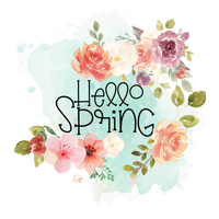 Hello Spring Sign, Spring Sign, Spring Floral Sign, Everyday Sign, Metal Wreath Signs, Craft Embellishment