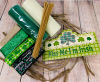 Kiss me I'm Irish Wreath Kit, St. Patrick's Wreath Kit, Wreath Kit, Irish Wreath Kit, Shamrock Wreath Kit