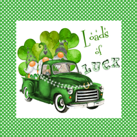 Loads of Love Sign, Irish Sign, St. Patrick's Day Sign, Gnome Signs, Metal Wreath Sign, Craft Embellishment