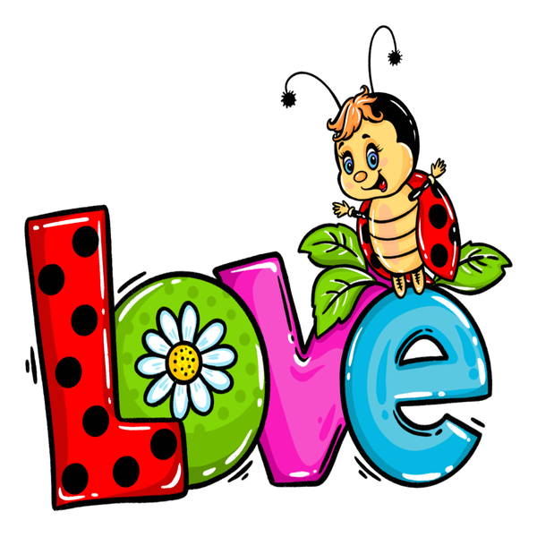 Love Bug Sign, LadyBugs Signs, Everyday Sign, Signs, Metal Wreath Sign, Craft Embellishment