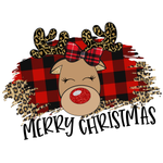 Merry Christmas Sign, Christmas Reindeer Sign, Merry Christmas Sign, Metal Wreath Sign, Craft Embellishmetn