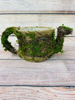 Watering Can Container, Moss Grapevine Container, Floral Supply,