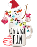 Oh What Fun Christmas Sign, Christmas Sign, Christmas Decor, Metal Wreath Signs, Home Decor