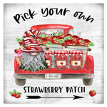 Pick Your Own Strawberry Patch Sign, Strawberry Signs, Everyday Sign, Signs, Metal Wreath Sign