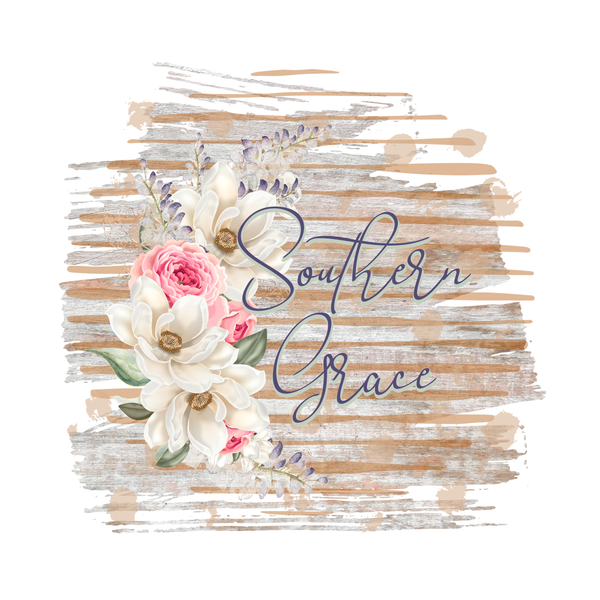 Southern Grace Sign, Magnolia Sign, Florals Signs, Everyday Sign, Metal Wreath Signs, Craft Embellishment