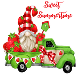 Sweet Summertime Sign, Gnome Signs, Truck Signs, Everyday Sign, Signs, Metal Wreath Sign