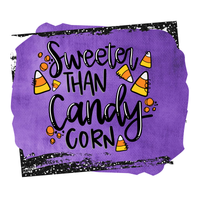 Sweeter Than Candy Corn Sign, Candy Corn Signs, Halloween Sign, Metal Wreath Sign, Craft Embellishment