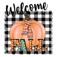 Welcome Fall Sign, Pumpkin Sign, Fall Sign, Autumn Signs, Metal Wreath Sign, Craft Embellishment