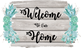 Welcome To Our Home... Wreath Kit ($54.99) -OR- Sign and Ribbon Kit ($32.95). Everyday Kit, Front Door Kit