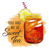 You Had Me At Sweet Tea Sign, Farmhouse Signs, Summer Sign, Signs, Metal Wreath Sign