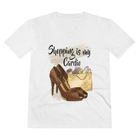 Shopping is my Cardio V-Neck Tee