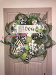 Dog Wreath, Wreath, Dog Decor, Pet Decor, Pet Wreath, Home Decor, Front Door Wreath