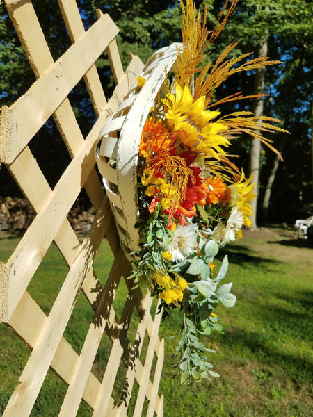 Fall Front Door Basket Wreath · Chatfield Court