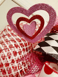 Valentines Wreath, Valentines Day Decor, Front Door Wreath, Heart Decor