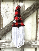 Winter Rustic Gnome, Christmas Gnome, Gnome Decor, Gnome, Door Hanger,