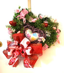 Valentines Wreath, Love Wreath, Wreath, Valentines Decor, Love Decor, Krazy Mazie Kreations